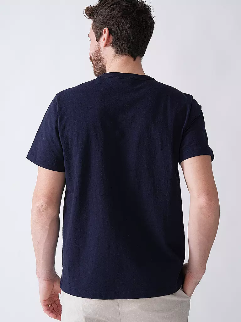 NUDIE JEANS | Camiseta ROY | Azul oscuro