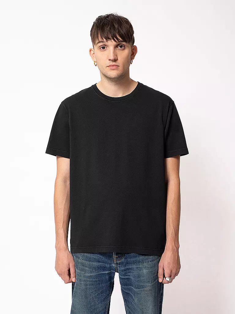 NUDIE JEANS | Camiseta UNO EVERDAY | Negro
