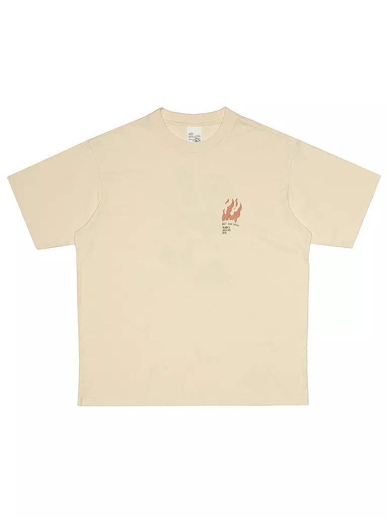 NUDIE JEANS | Camiseta | Crema