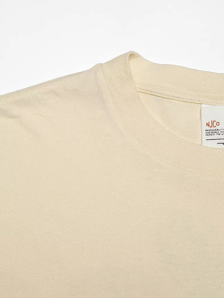 NUDIE JEANS | Camiseta | Crema
