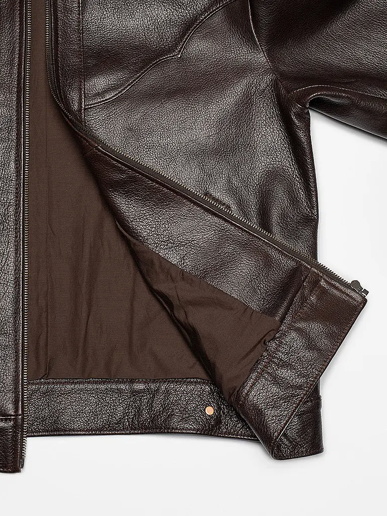 NUDIE JEANS | Chaqueta de cuero JOPPE WESTERN | 