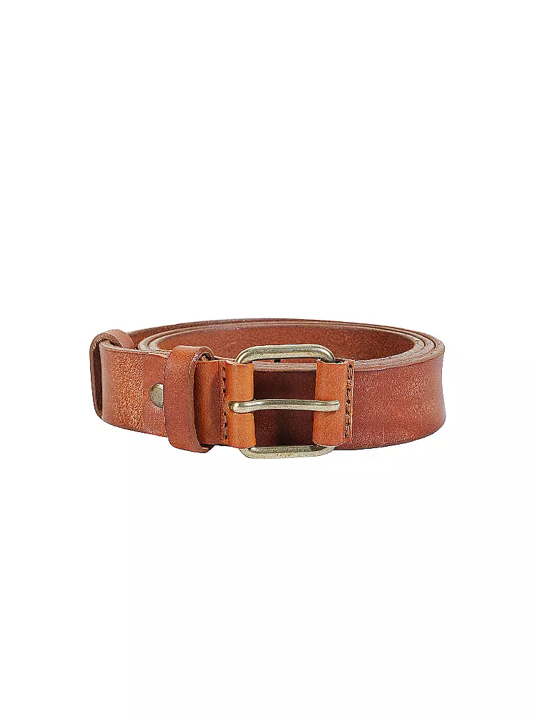 NUDIE JEANS | Cinturón de cuero Dwayne | Marrón