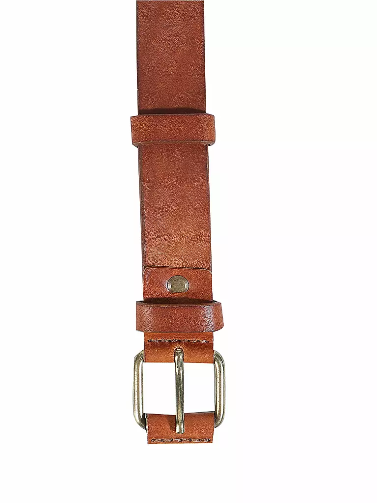 NUDIE JEANS | Cinturón de cuero Dwayne | Marrón