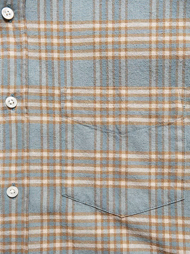 NUDIE JEANS | Flanellhemd FILIP PRARIE | Azul claro