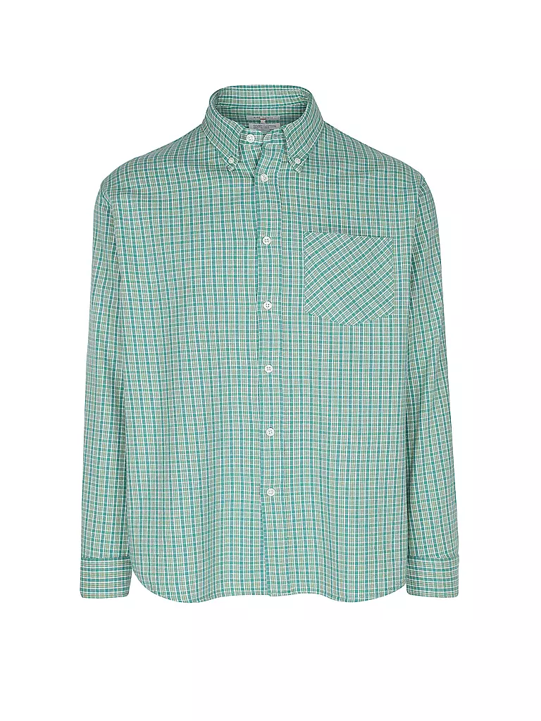 NUDIE JEANS | Hemd Regular Fit  | Verde claro