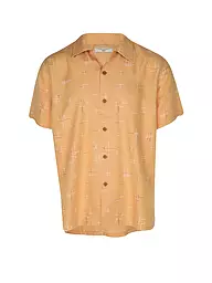 NUDIE JEANS | Hemd Slim Fit ARVID 50S HAWAII | Naranja