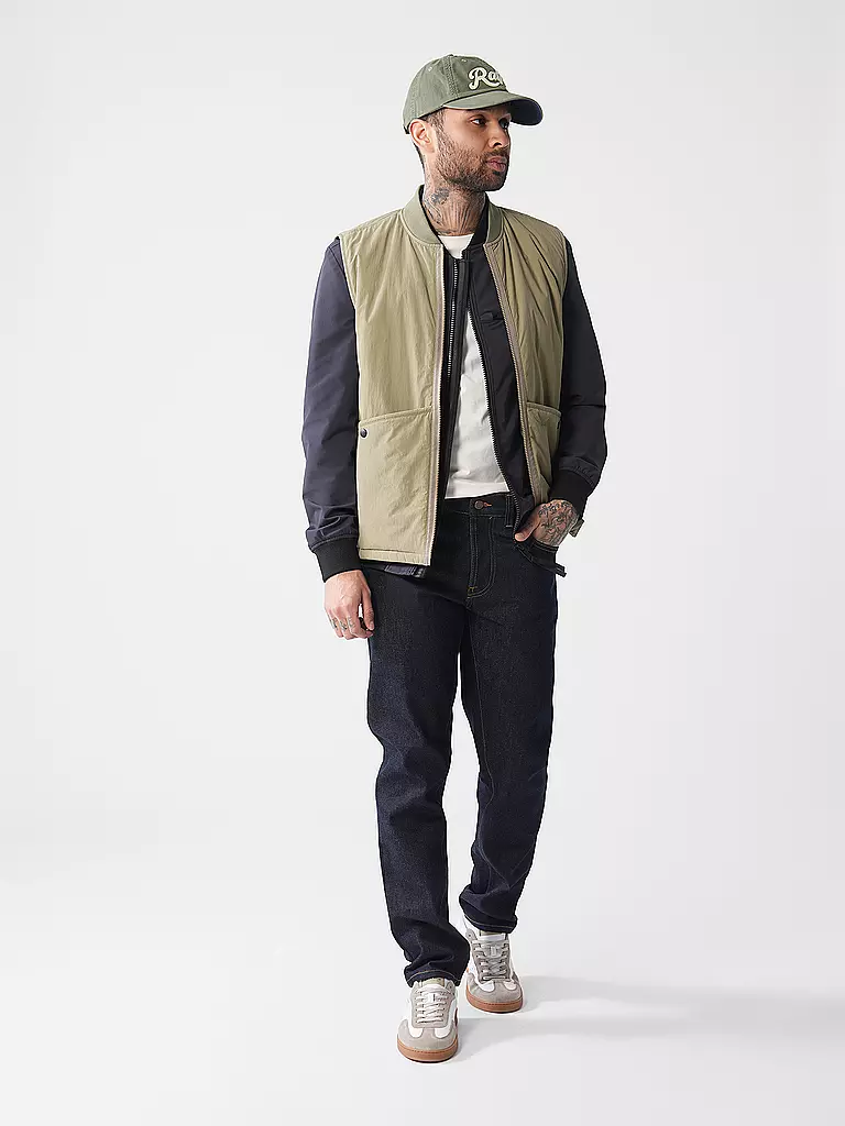 NUDIE JEANS | Jeans Straight Fit SOLID OLLIE | Negro