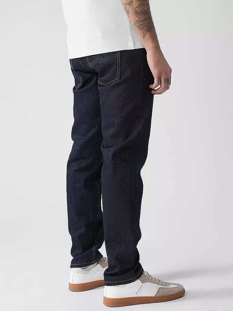 NUDIE JEANS | Jeans Straight Fit SOLID OLLIE | Negro