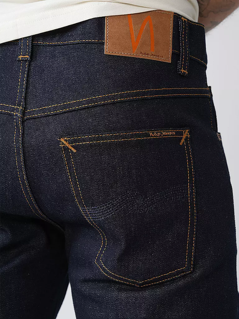 NUDIE JEANS | Jeans Straight Fit SOLID OLLIE | Negro