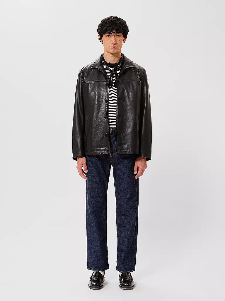 NUDIE JEANS | Lederjacke | Negro