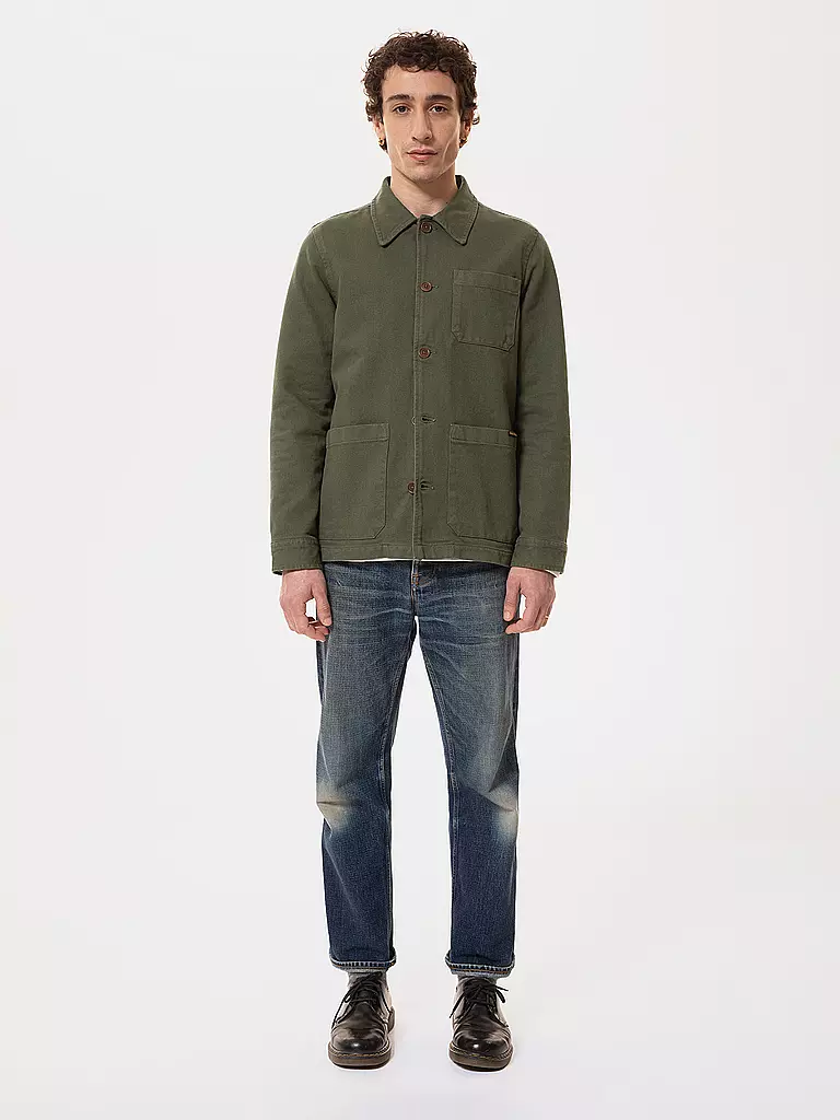 NUDIE JEANS | Sobrecamisa Barney | Verde
