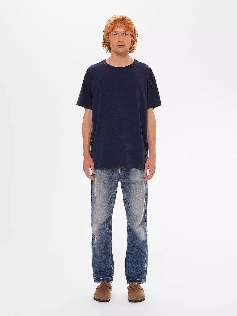 NUDIE JEANS | T-Shirt ROFFE | Azul