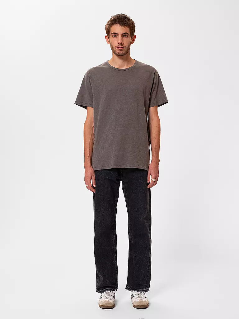 NUDIE JEANS | T-Shirt ROFFE | Gris