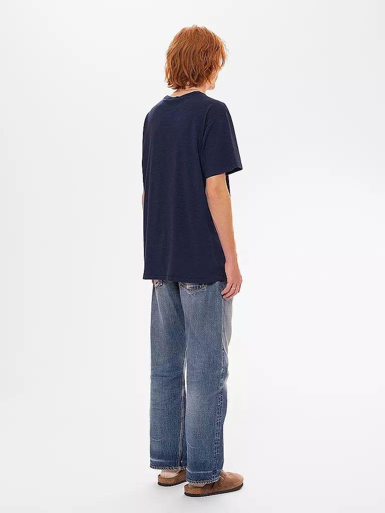 NUDIE JEANS | T-Shirt ROFFE | Azul