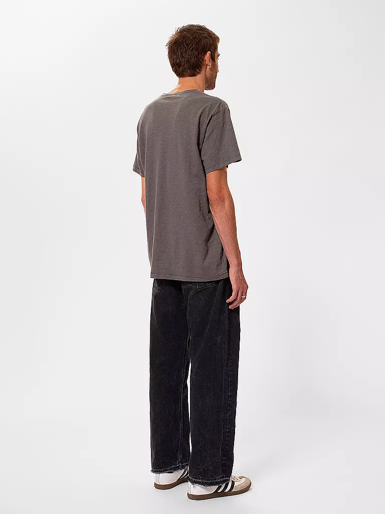 NUDIE JEANS | T-Shirt ROFFE | Gris