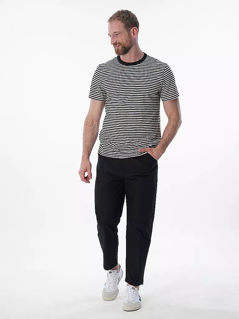 NUDIE JEANS | T-Shirt ROY  | Negro