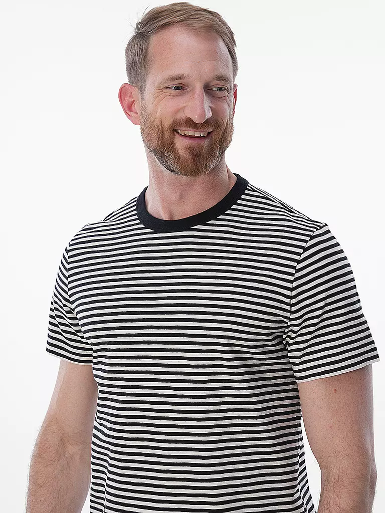 NUDIE JEANS | T-Shirt ROY  | Negro