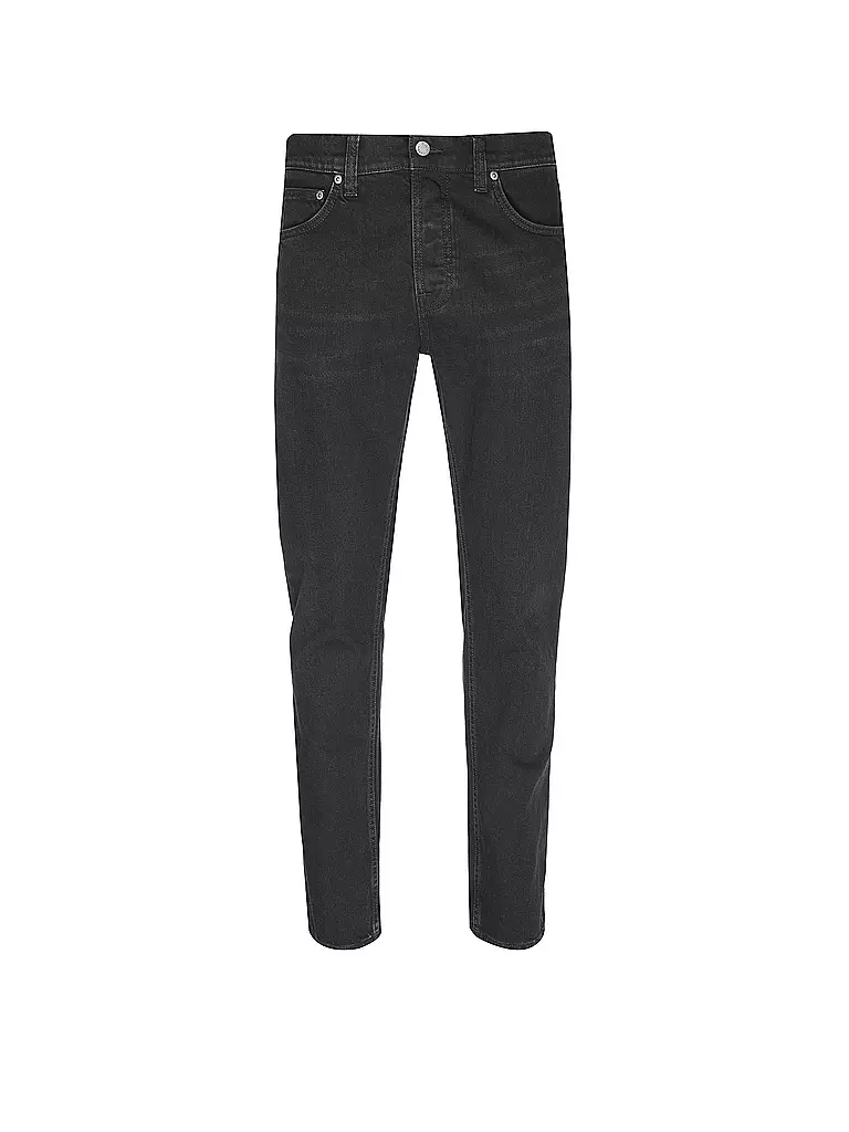 NUDIE JEANS | Vaqueros Regular Fit SOLID OLLIE BLACK STEEL | Negro