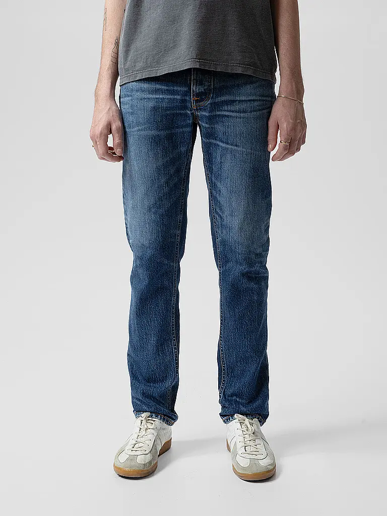 NUDIE JEANS | Vaqueros Straight Fit SOLID OLLIE | Azul