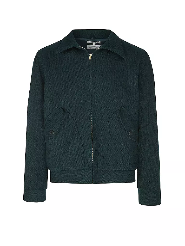 NUDIE JEANS | Wolljacke BLAKE  | Verde oscuro