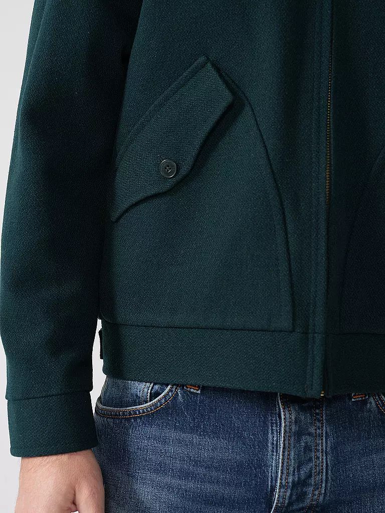 NUDIE JEANS | Wolljacke BLAKE  | Verde oscuro