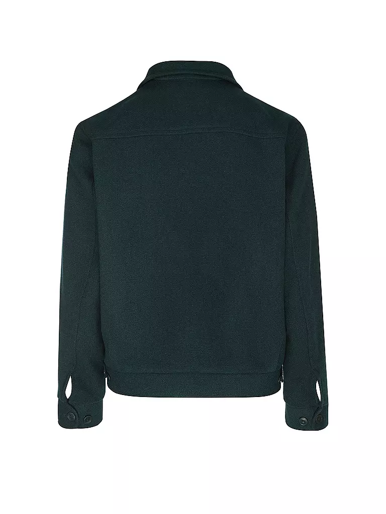 NUDIE JEANS | Wolljacke BLAKE  | Verde oscuro