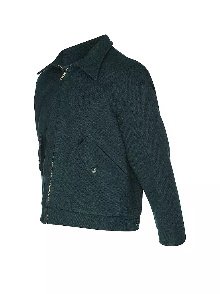 NUDIE JEANS | Wolljacke BLAKE  | Verde oscuro