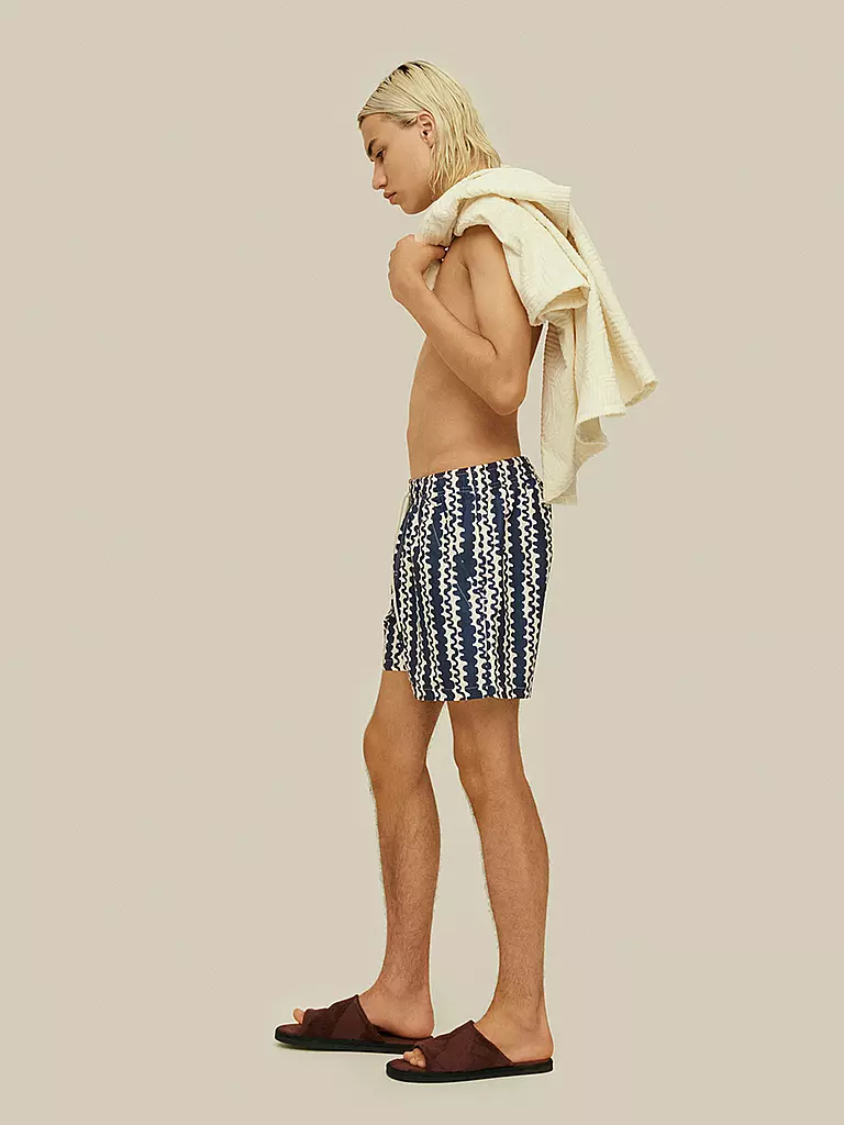 OAS | Badeshorts BLUE SCRIBBLE | Azul