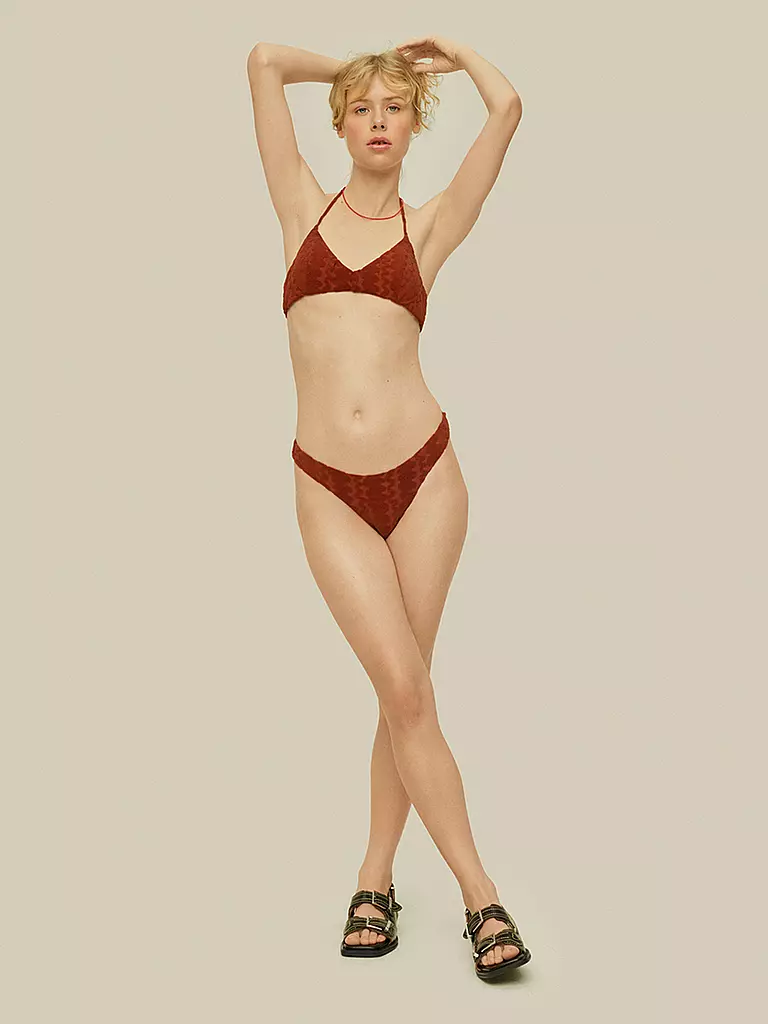 OAS | Bikini Top SCRIBBLE YAM | Cobre