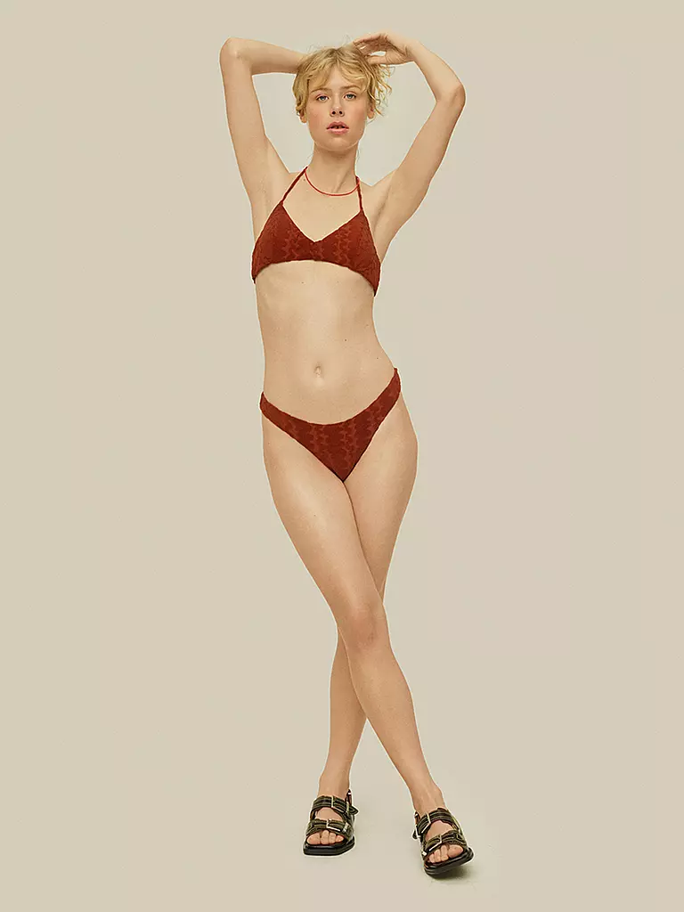 OAS | Braga de bikini SCRIBBLE YAM | Cobre
