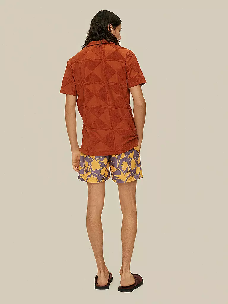 OAS | Frottee Poloshirt | Naranja