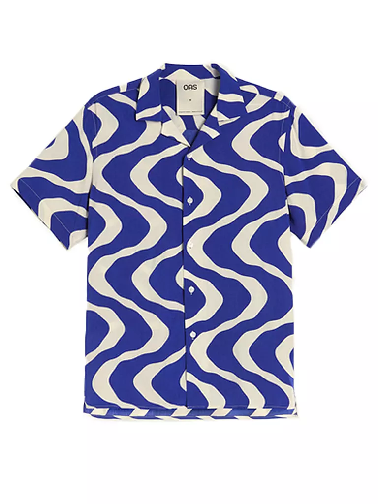 OAS | Hemd BLUE RIPPLING | Azul