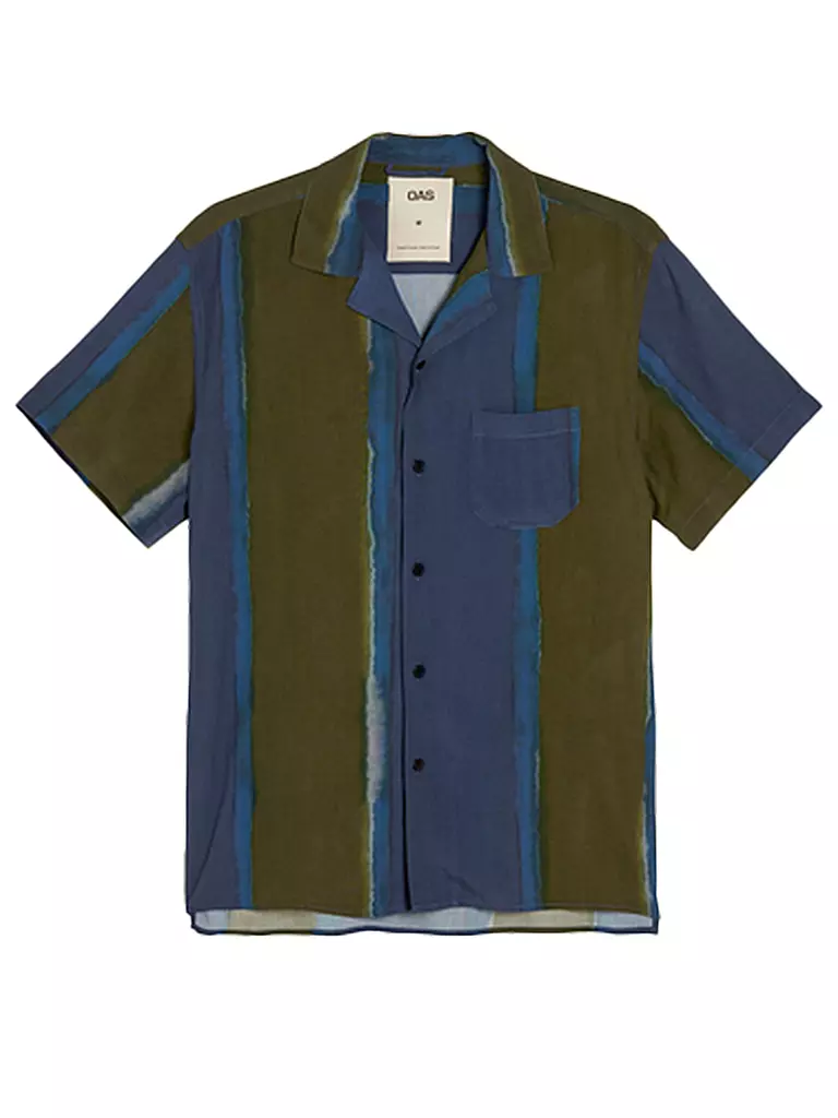 OAS | Hemd MURKY MIST  | Azul oscuro