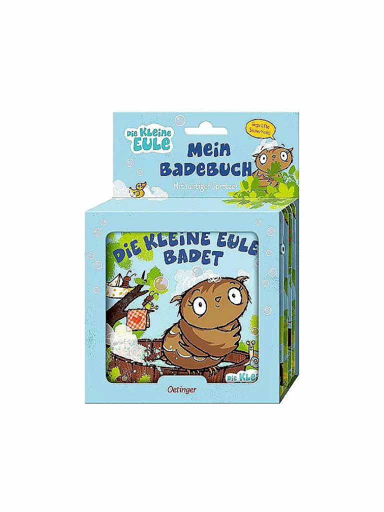 OETINGER VERLAG | La pequeña lechuza se baña - Libro de baño | Sin color