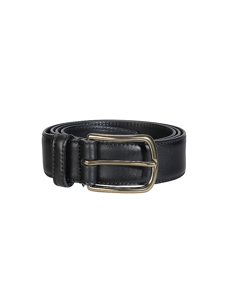 Cinturón de cuero negro 85