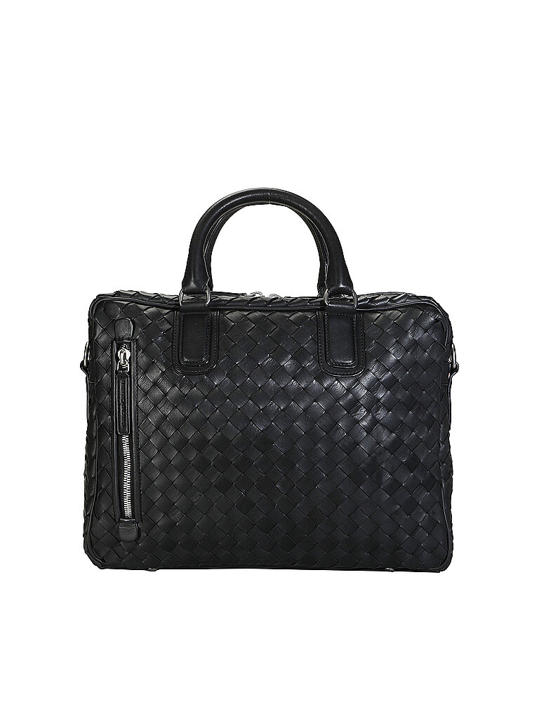 Bolso de cuero - Bolso para portátil ARMOR negro