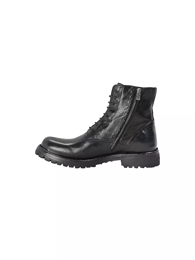 OFFICINE CREATIVE | Botas con cordones ICONIK | Negro