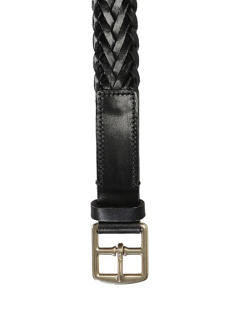 OFFICINE CREATIVE | Cinturón de cuero STRIP 054 | Negro