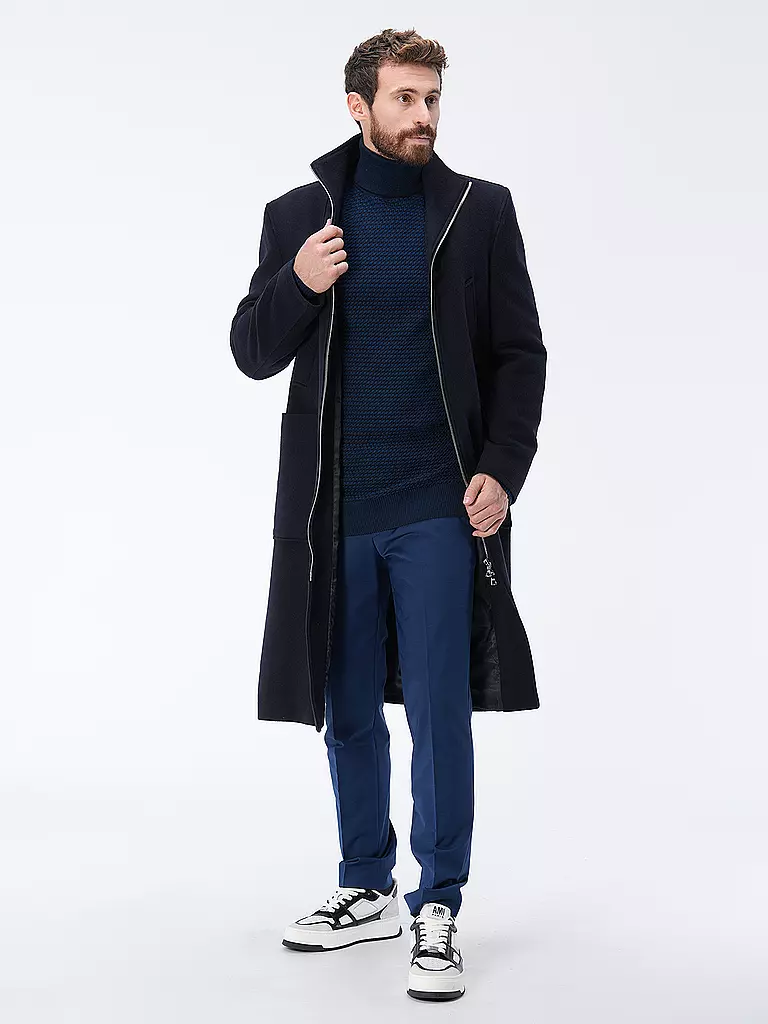 OFFICINE GENERALE | Abrigo de lana PHILIP MOCKNECK | dunkelblau