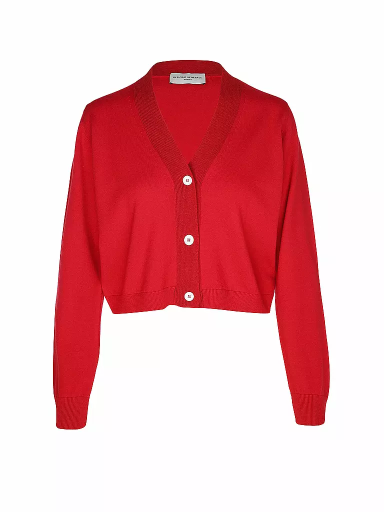 OFFICINE GENERALE | Cárdigan SERENA | Rojo oscuro
