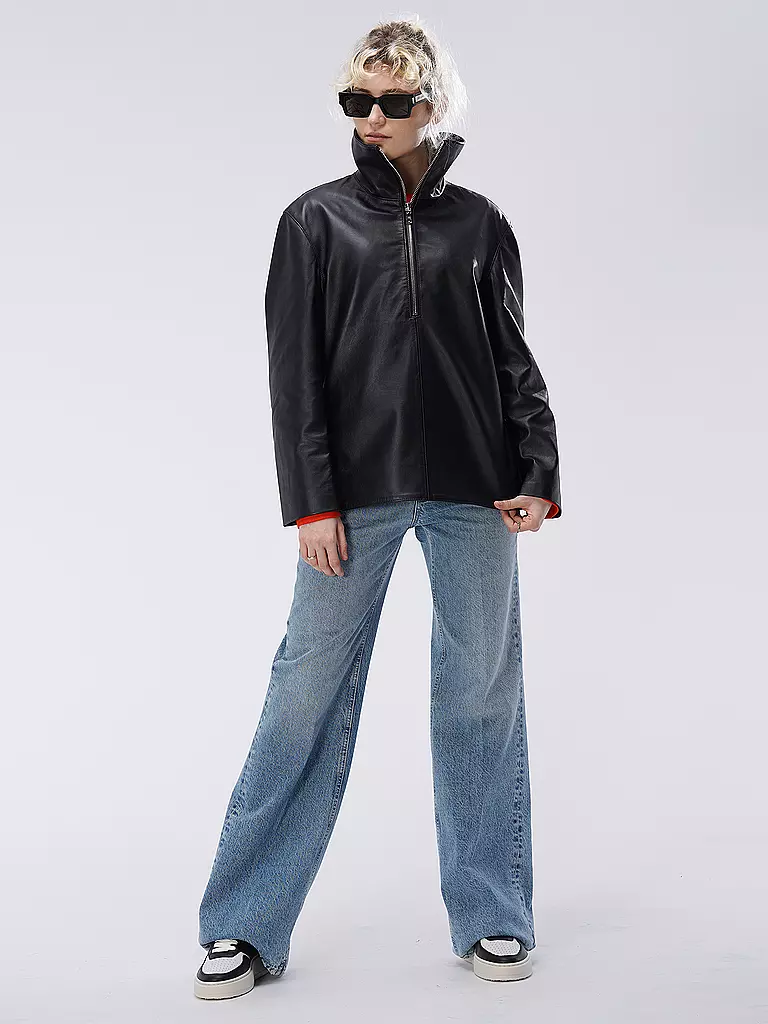OFFICINE GENERALE | Chaqueta de cuero ALEXA | Negro
