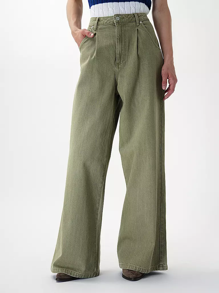 OFFICINE GENERALE | Jeans de pierna ancha MOENA | Oliva