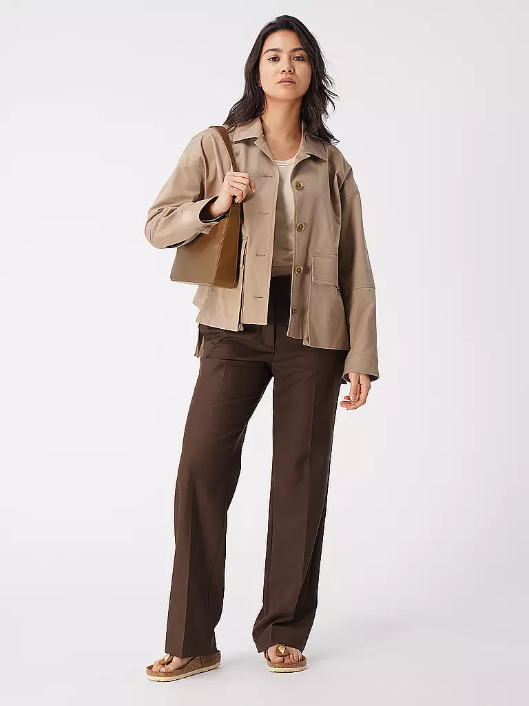 OFFICINE GENERALE | Pantalón de vestir ILENIA | Marrón