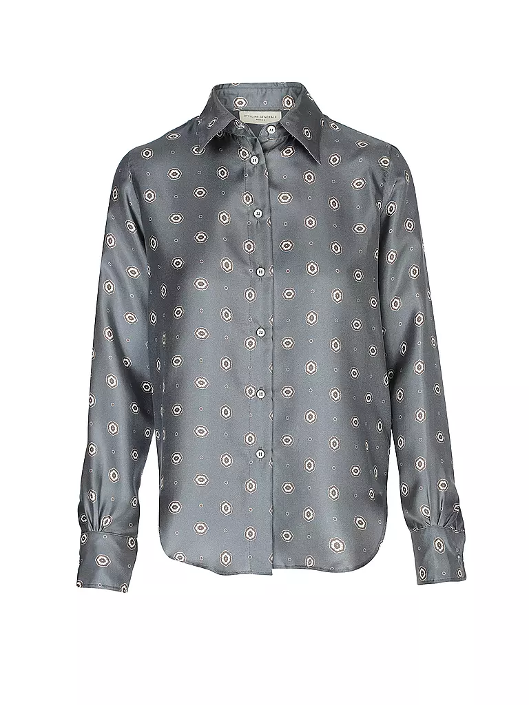 OFFICINE GENERALE | Seidenbluse CARINA | Gris