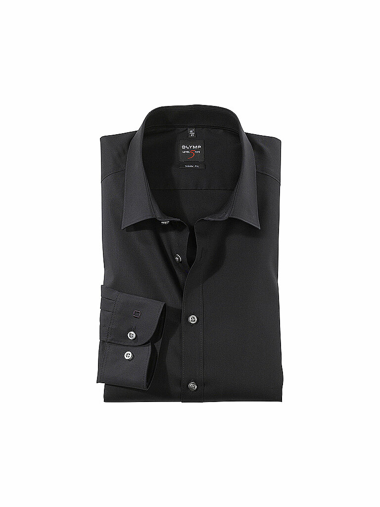 Camisa Body Fit (mangas extra largas) negro 42