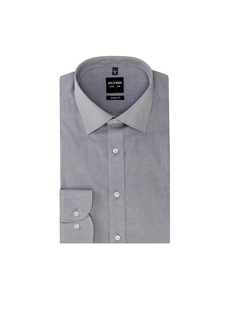 Camisa Body Fit gris 38