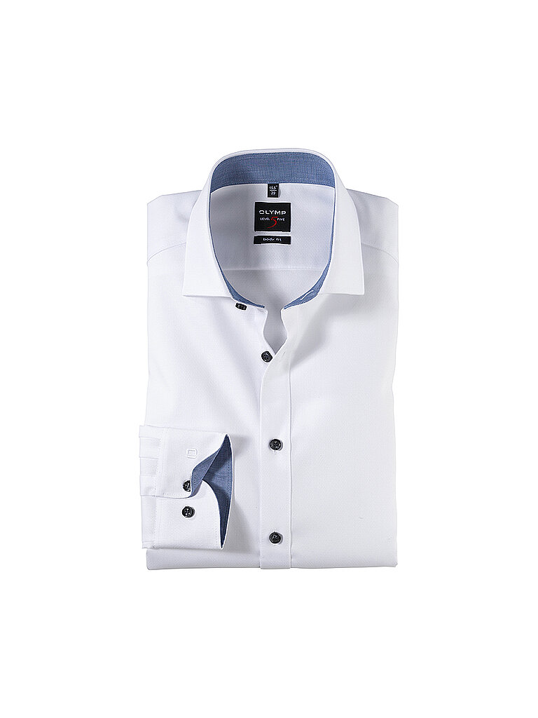 Camisa LEVEL FIVE Body Fit blanco 40