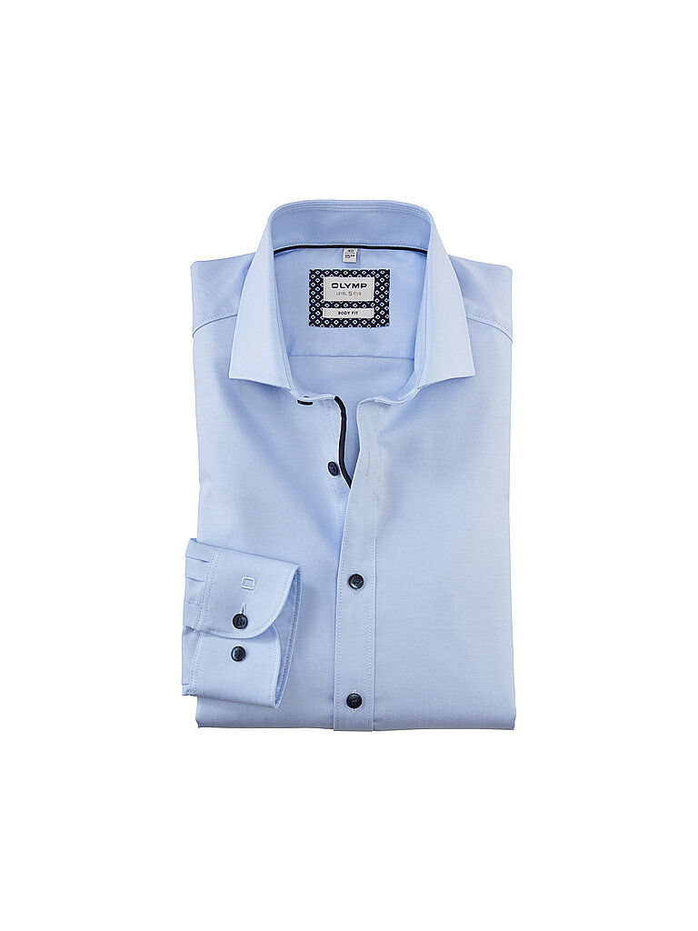 Camisa Body Fit azul 38