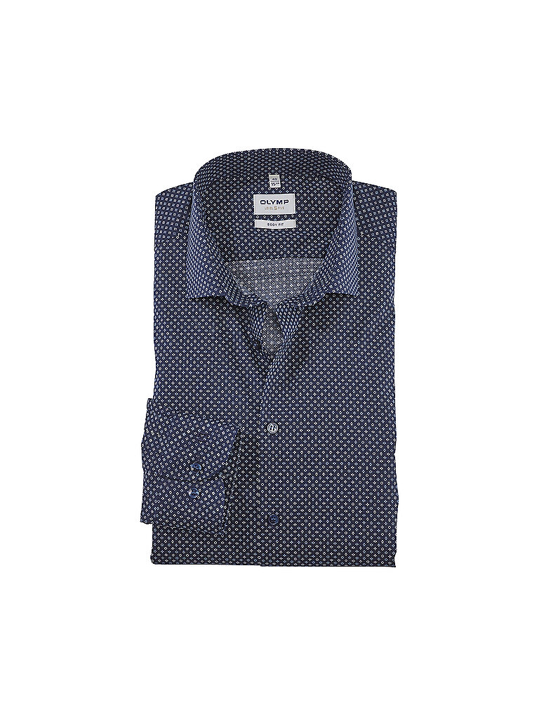Camisa Body Fit azul oscuro 40