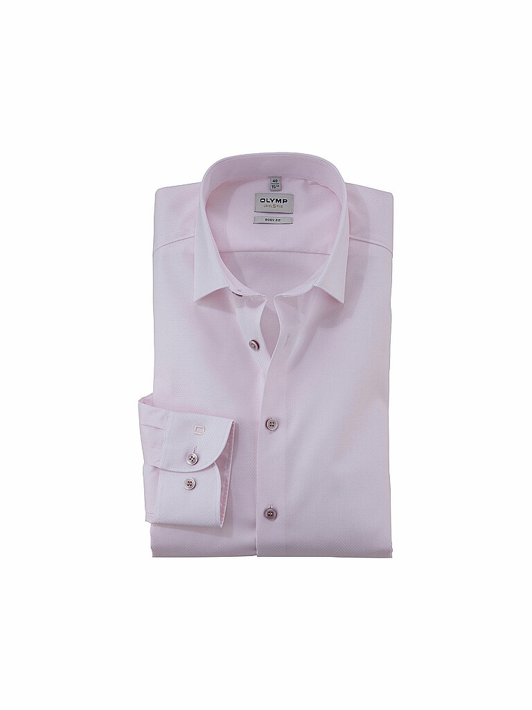 Camisa Body Fit rosa 45